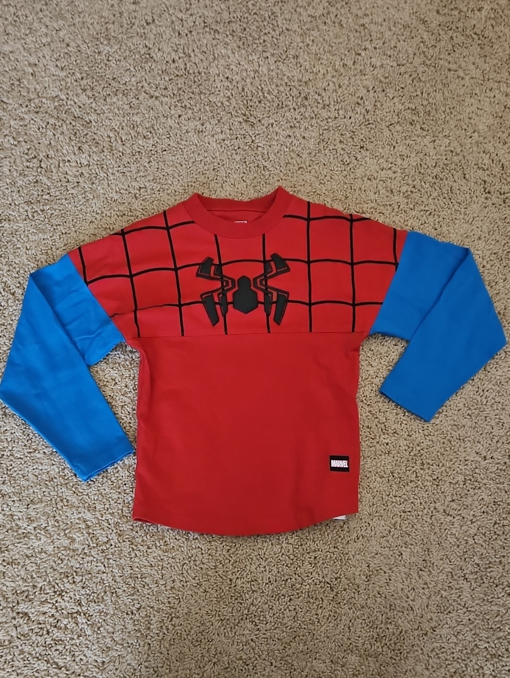 Marvel Red & Blue Spider-Man Spirit Jersey- Kids XS